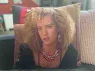 Lea Thompson Pillow with Howard the Duck Screen Shot